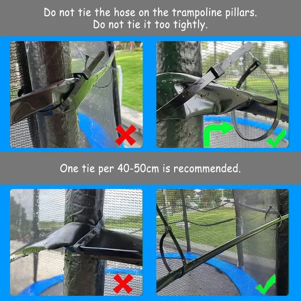 Children's Trampoline Sprinkler Outdoor Water Park Sprinkler, Suitable For Children's Outdoor Water Game Toys