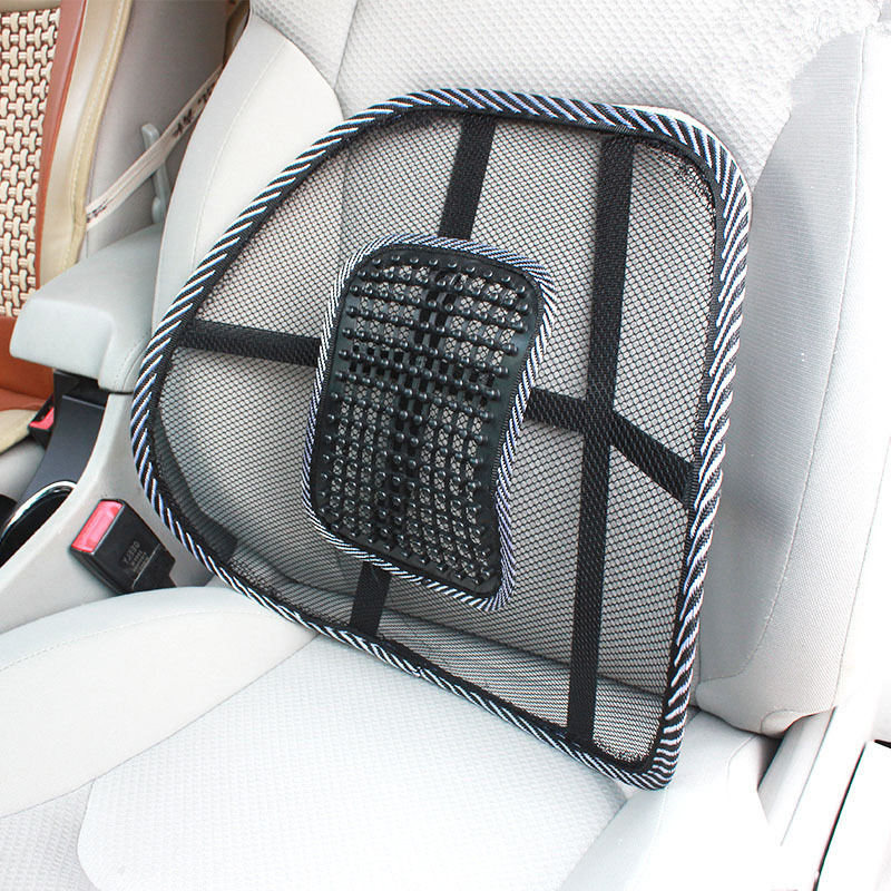 Breathable Lumbar Support Cushion, Ergonomic Waist Back Rest Pad For Car Seat And Office Chair, Summer Cooling Auto Interior Accessory