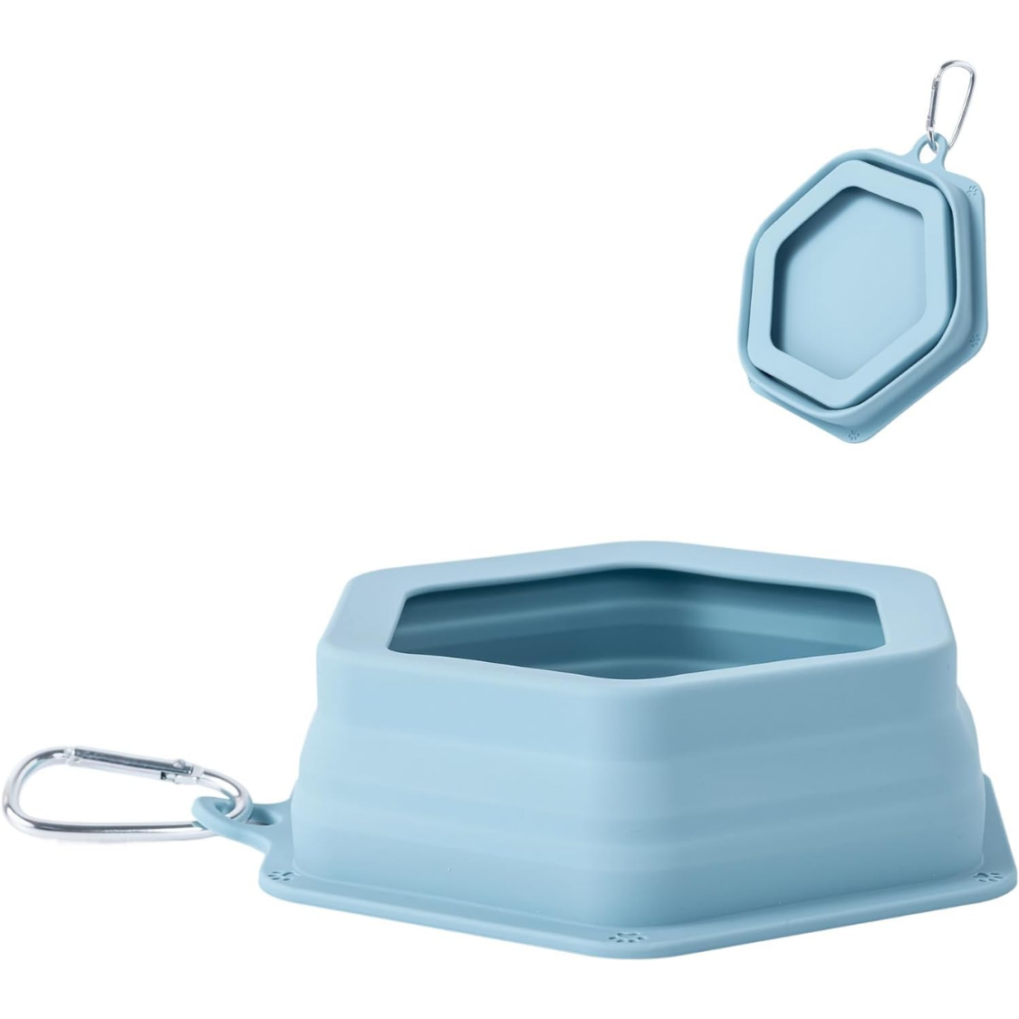 No Splash Dog Travel Bowls For Cars, Spill Proof Collapsible Dogs Water And Food Feeder Dispenser Integrated Molding Portable Cat Dish For Pet Vehicle Road