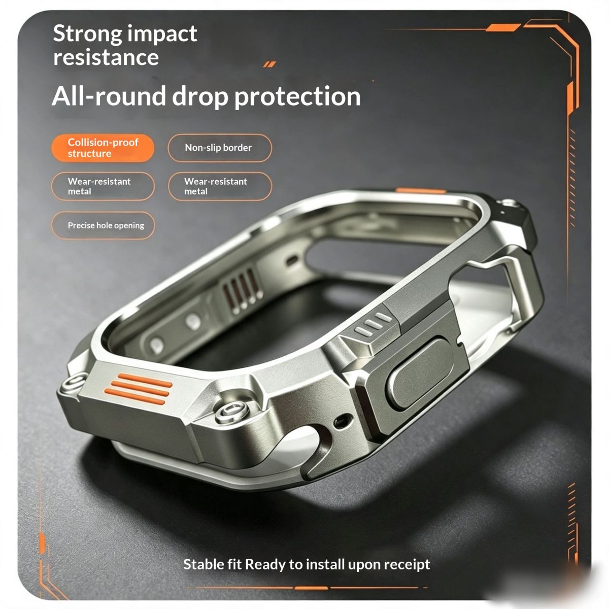 Aluminum Alloy Full-body Protective Case Waterproof And Drop-resistant