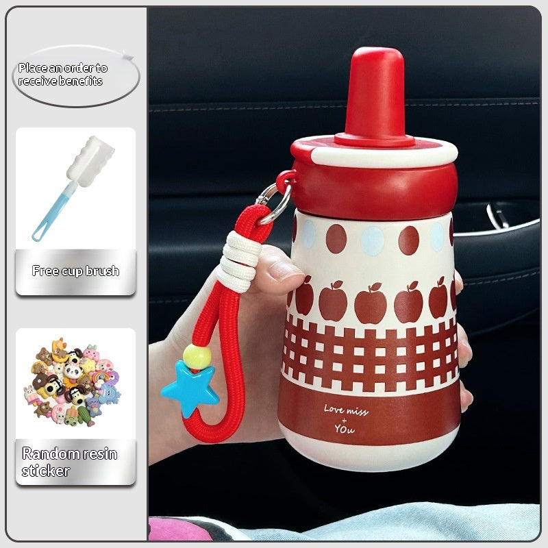New Creative High-capacity Stainless Steel Water Bottle