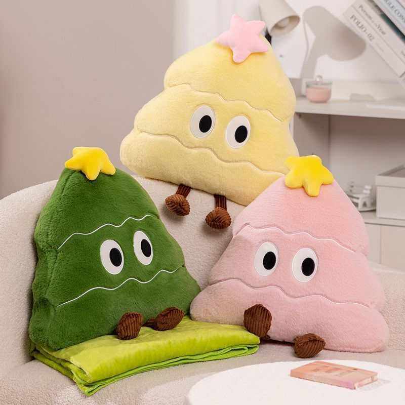Christmas Tree Pillow Sleeping Doll Plush Toys