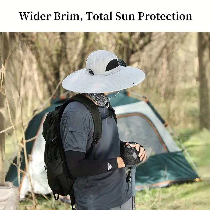 Pickup Only   Solar Cooling Hat With Built-in USB Fan - For Outdoor Camping, Beach, And Construction - Lightweight And Breathable Sun Protection Hat For Men And Women   Pickup Only