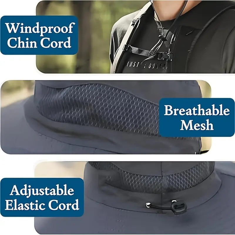 Pickup Only   Solar Cooling Hat With Built-in USB Fan - For Outdoor Camping, Beach, And Construction - Lightweight And Breathable Sun Protection Hat For Men And Women   Pickup Only