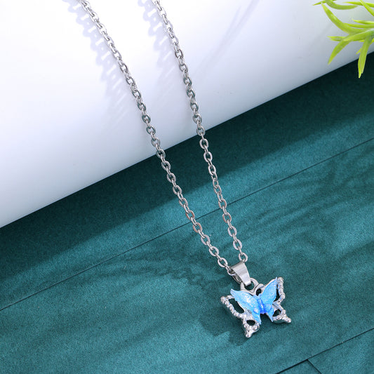 Women's Jewelry Accessories Dreamy Three-dimensional Butterfly Pendant