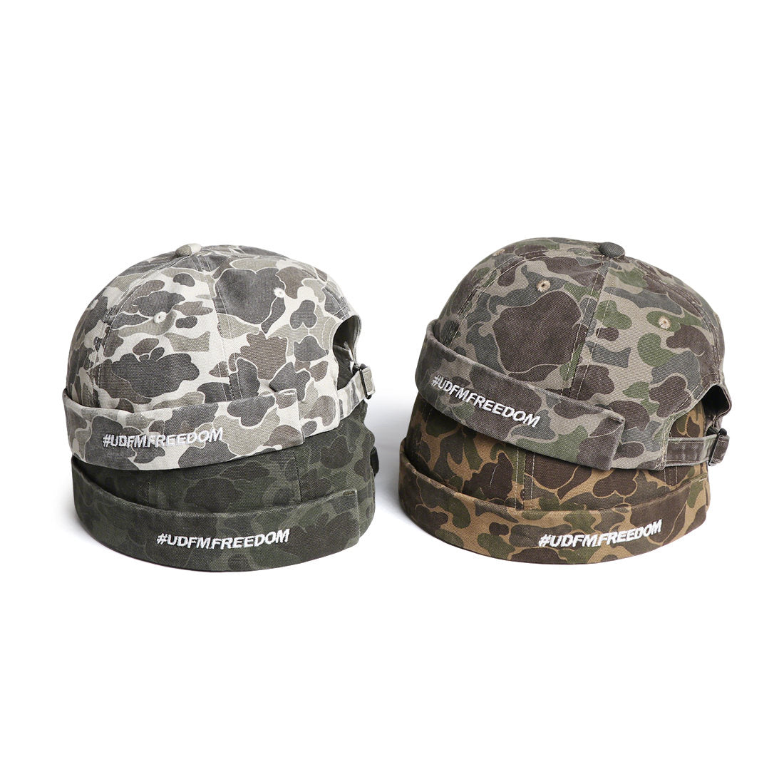 The New Men's And Women's Retro Camouflage Printed Letter Embroidery Adjustable Street Bohemian Style Patriarchal Hat Is Suitable For Outdoor Use.