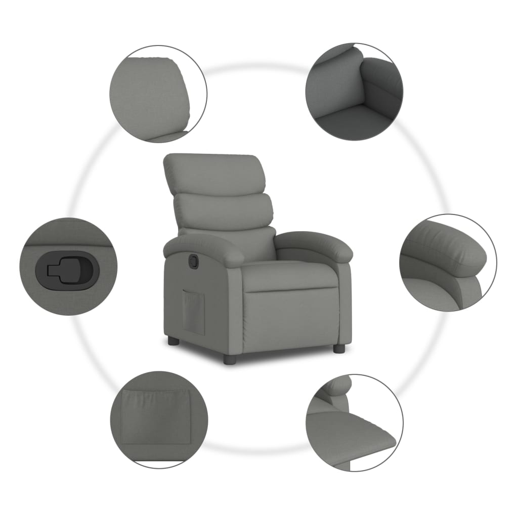 relaxation chair, ,   massage relaxation chair, light gray   massage relaxation chair,