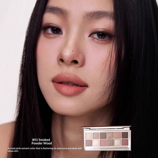 Yeose Eye Shadow 12 Colors Everyday Natural Makeup Earthy Multi-Color Palette