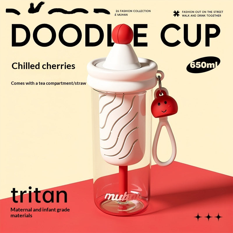 Style Tritan Water Bottle With A Tea Infuser