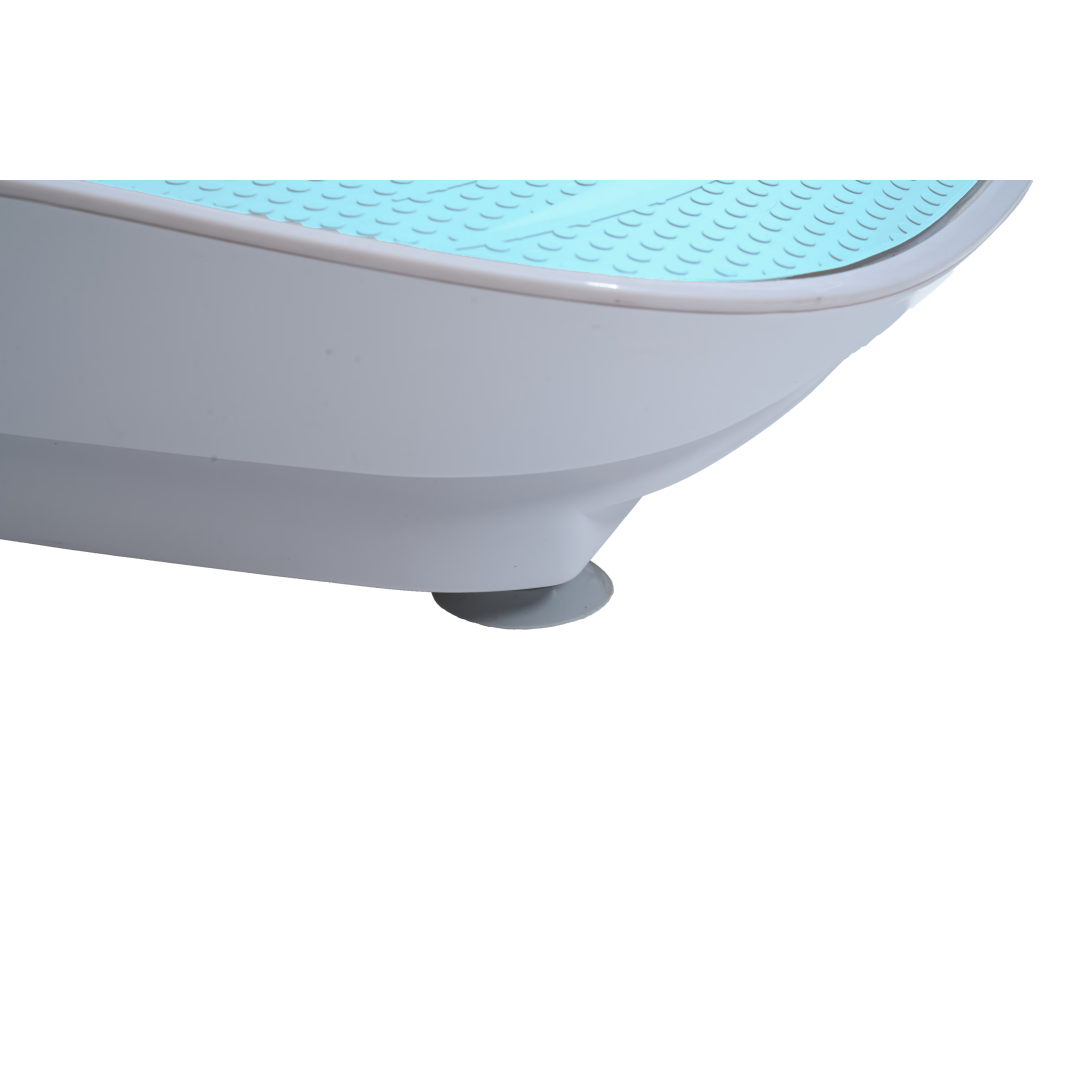 Full Body Vibration Platform Crazy Fitness Massage 10-Frequency Weight Loss & Fat Burner Shaking Machine For Unisex Blue