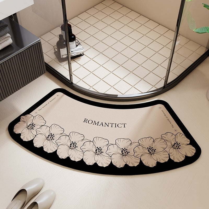 Diatomaceous Water-absorbing Bath Mat For The Toilet And Shower