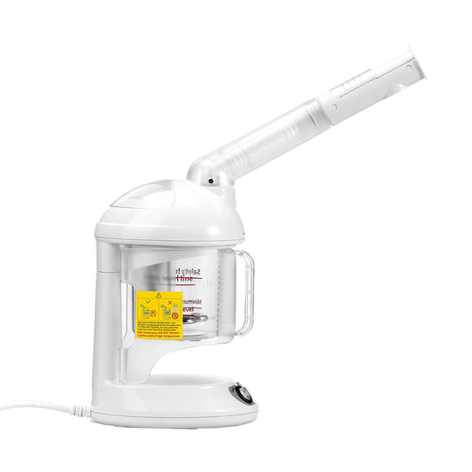 Hair Steamer, 2-in-1 Professional Hair & Facial Steamer With Detachable Bonnet Hood, Nano Ionic & UV Ozone Face Steamer With 360° Rotatable Sprayer For Salon Spa Home Beauty
