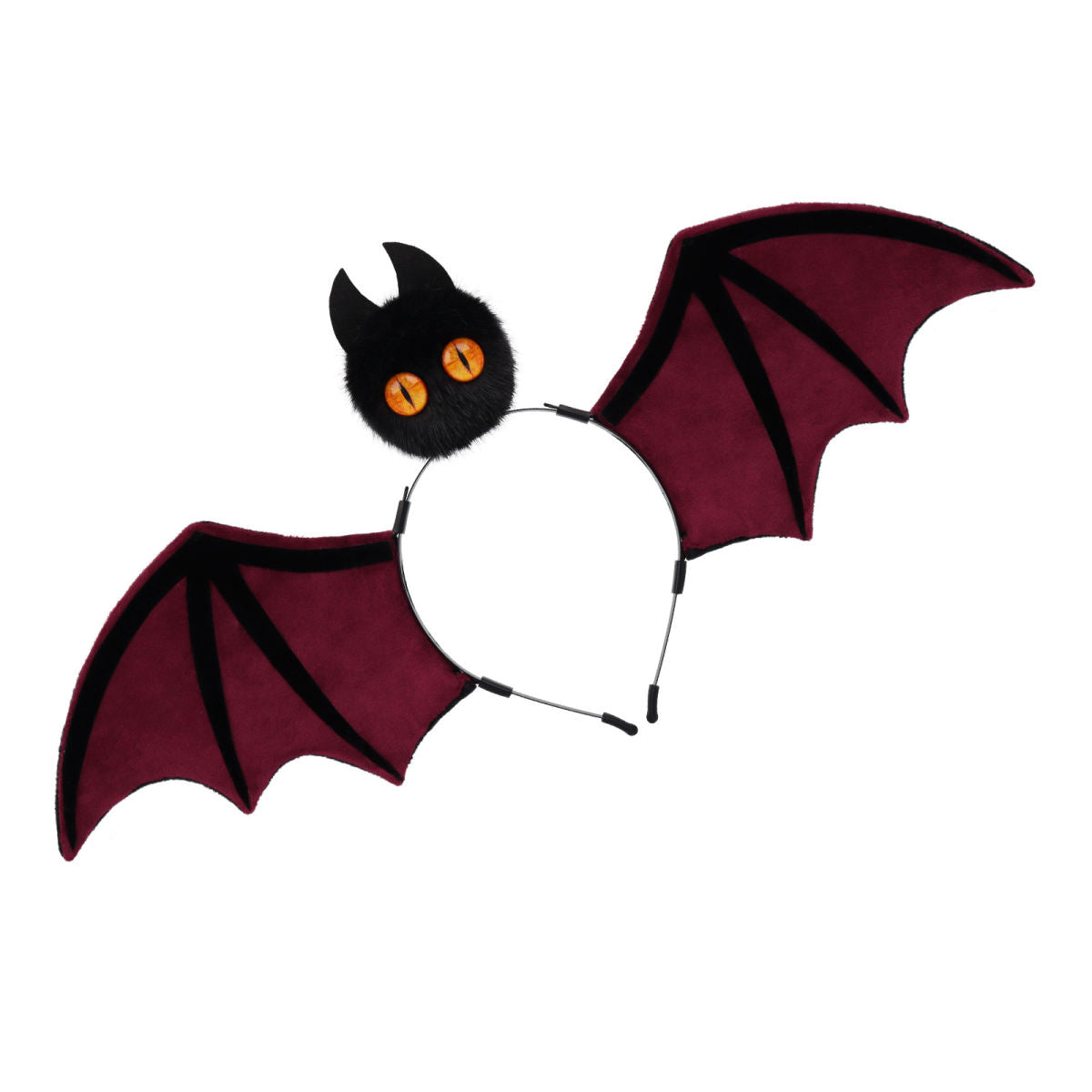 Halloween Vampire Bat Wings Headband, Funny Furry Beast Ear Cosplay Hair Hoop, Novelty Spooky Bat Costume Headpiece For Halloween Party, Cosplay, Fancy Dress Photo Prop