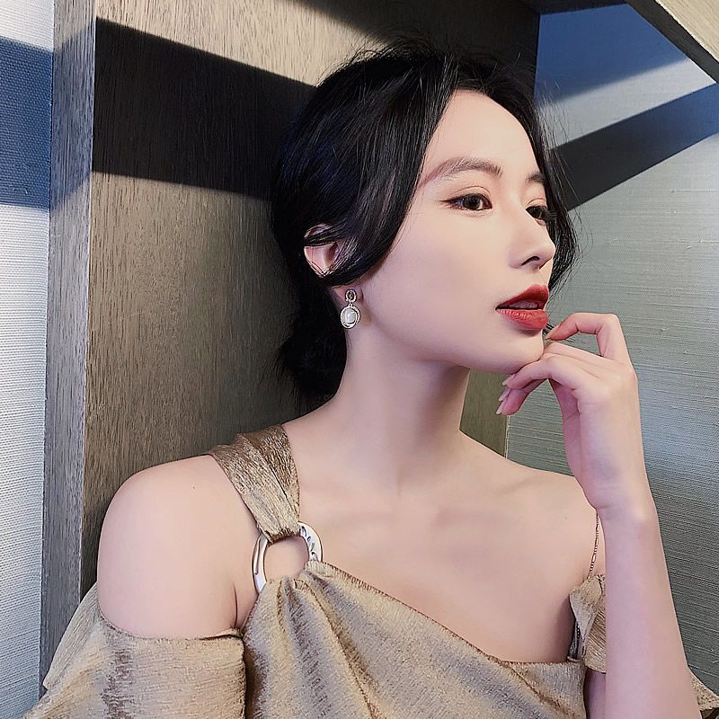 2026 New Cat's Eye Earrings, Korean Style Elegant Dangle Earrings For Ladies