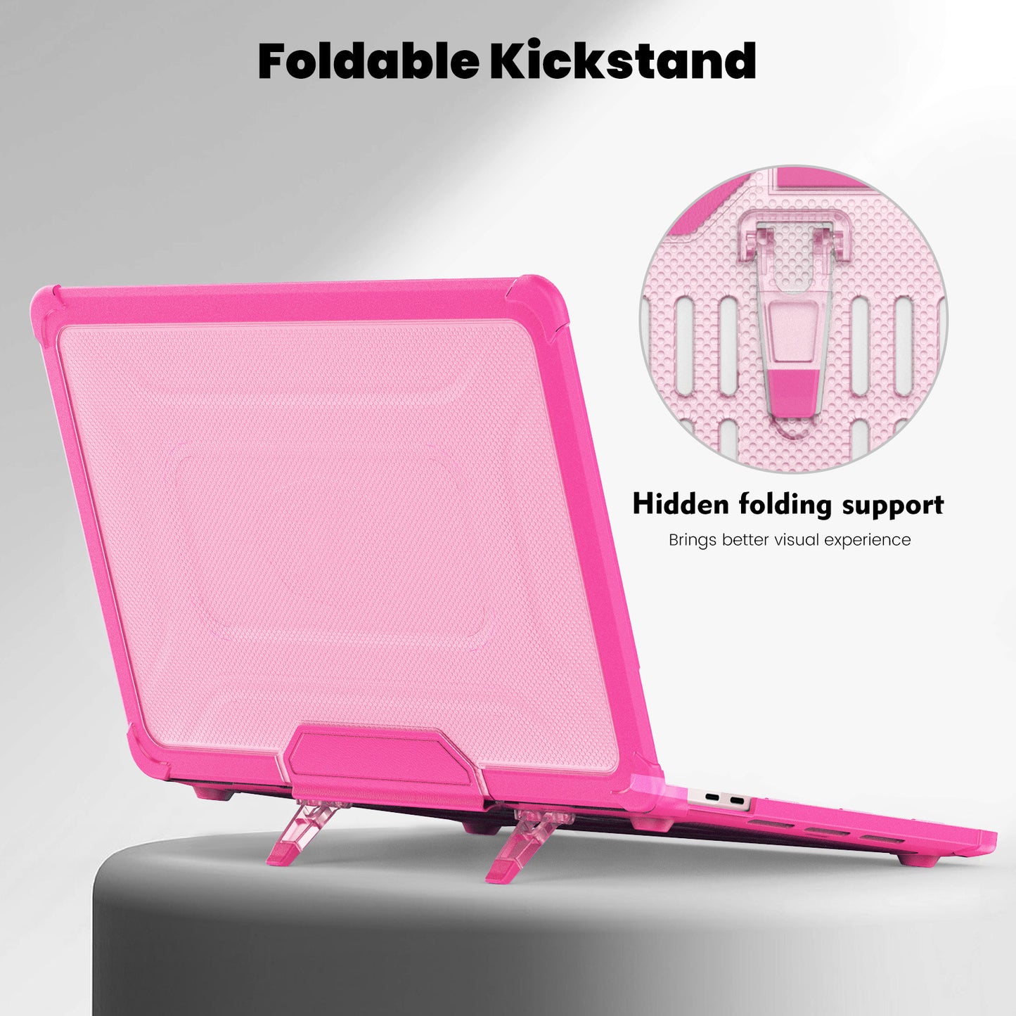 Air13 Laptop Case Transparent Frosted Cooling Bracket Anti-fall Shell
