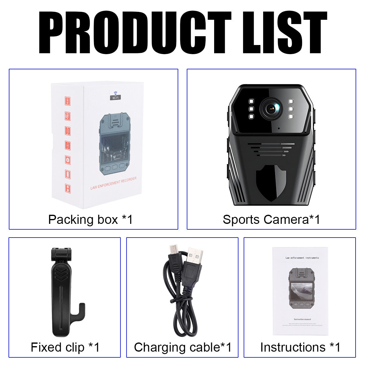 WIFI 4K Mini Camera Camcorder Body Police Cam With Audio Video DVR IR Night Cam