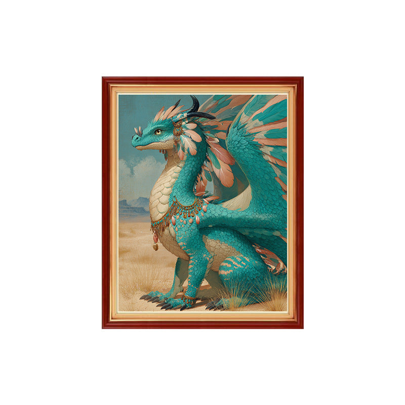 Wholesale Cute Animal Healing Cross Stitch Handmade Embroidery DIY For Home Living Room Drop Shipping