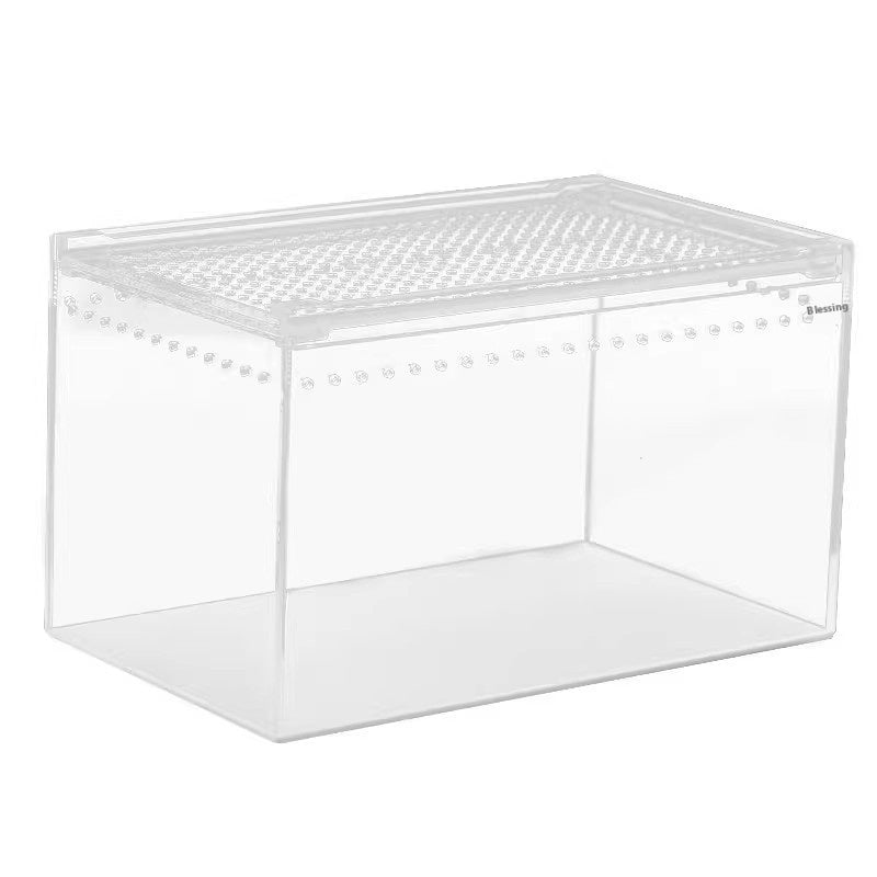 Crawler Acrylic High Permeability Feeding Box