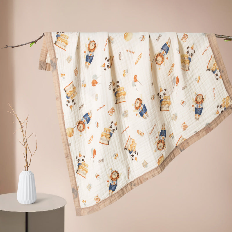 Baby Gauze Bath Towel Extra-thick Blanket