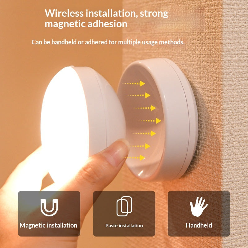 Automatic Wireless Human Body Induction Lamp Rechargeable Battery Type