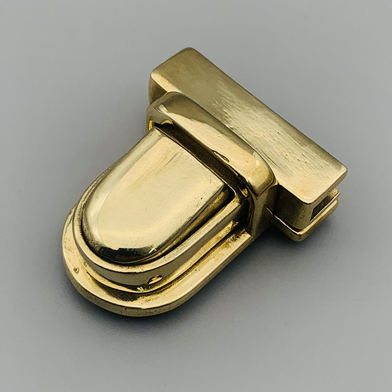 Brass Mortise Lock DIY Handmade Backpack Schoolbag Accessories