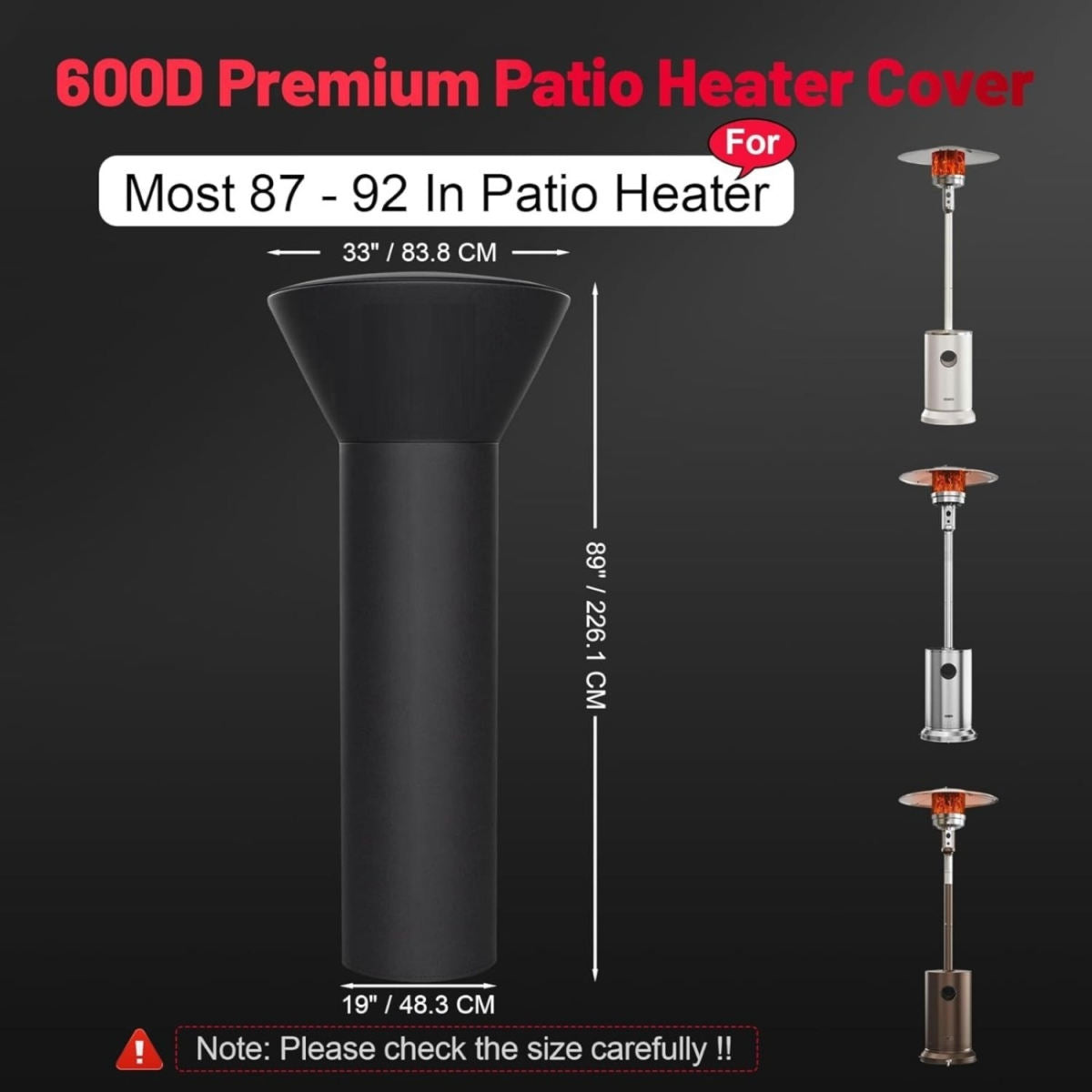 Heater Protective Cover – Made Of 210D Oxford Fabric For Various Applications, Including Gardening Tools