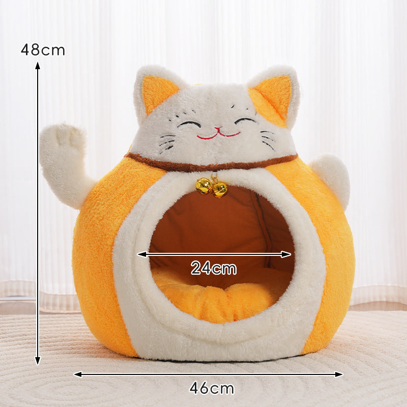 New Fortune Cat Bed Lucky Pet Nest