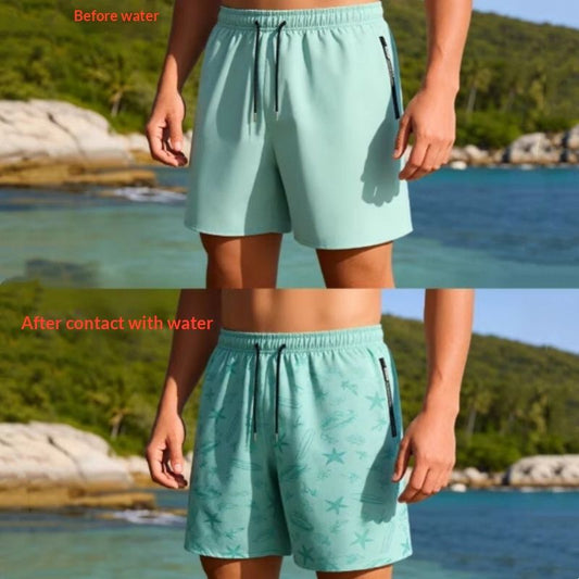 Quick-drying Color-changing High-tech Capri Pants For Summer