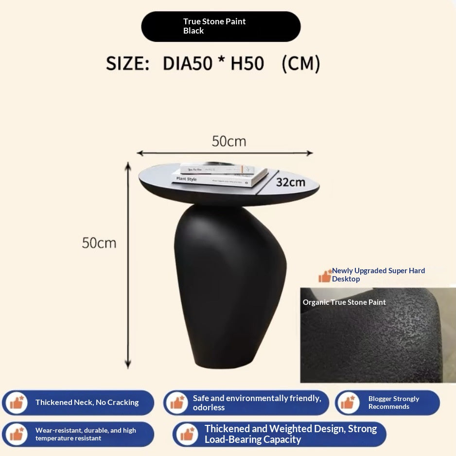 Black Irregular-shaped Pebbles For Home Use