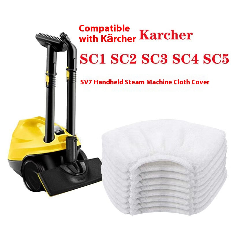 Applicable To Mop Cloth Handheld Steam Engine Cloth Cover Rag Cleaner Accessories