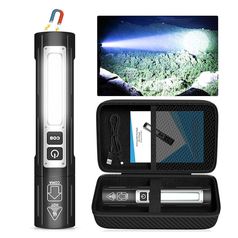 Portable Outdoor Flashlight With Charging Function