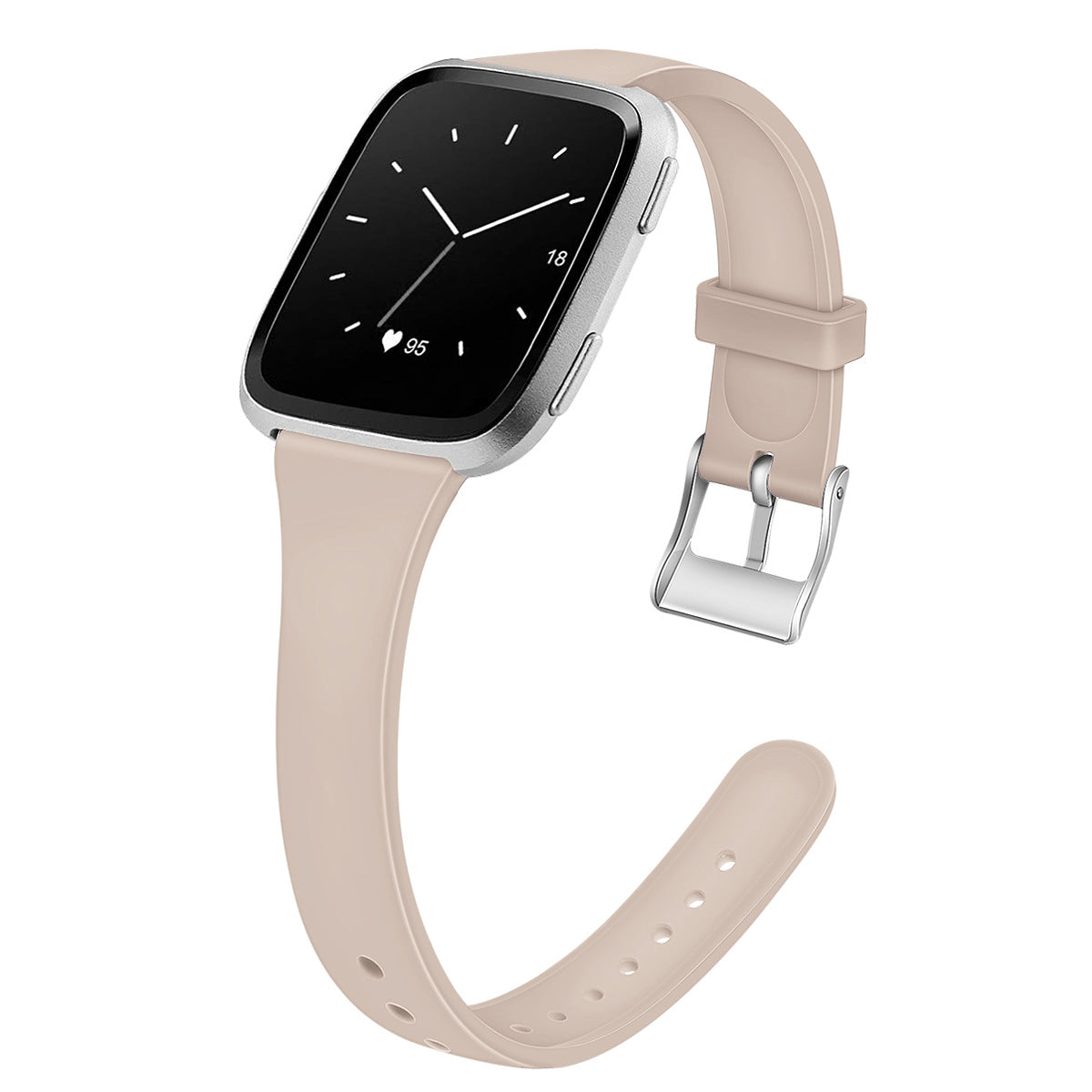Silicone Strap Smart Watch Shrink Silicone Solid Color Watch Band