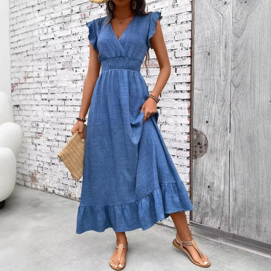 Womens Fashion Elegant Beach Long Dress