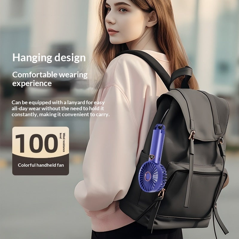 New Cross-Border Best-Selling Colorful Handheld Fan