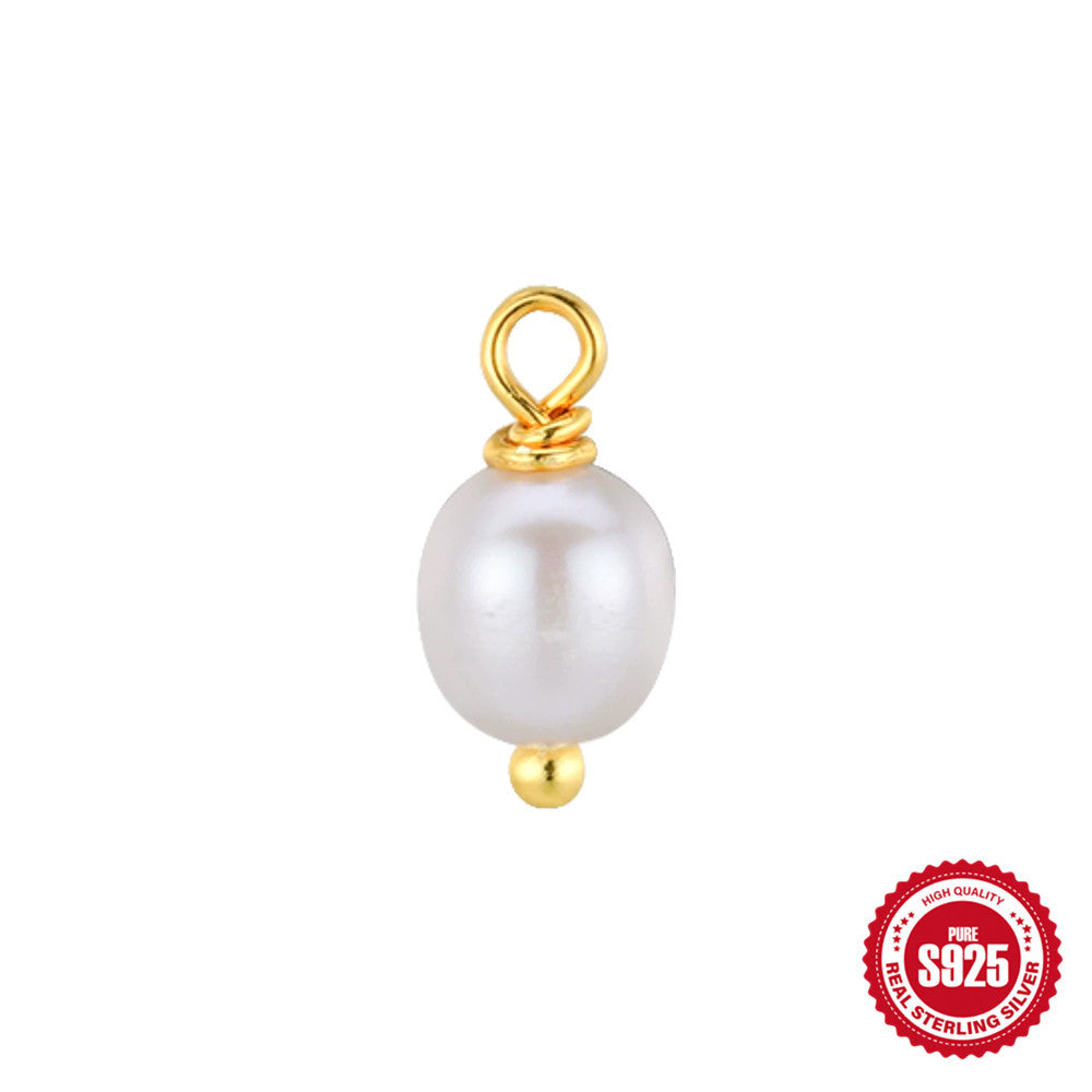 S925 Sterling Silver Bead Pendant Earrings Earring Accessories