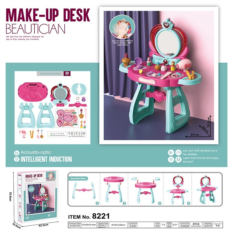 Girls Playing House Children's Makeup Dressing Table Toys
