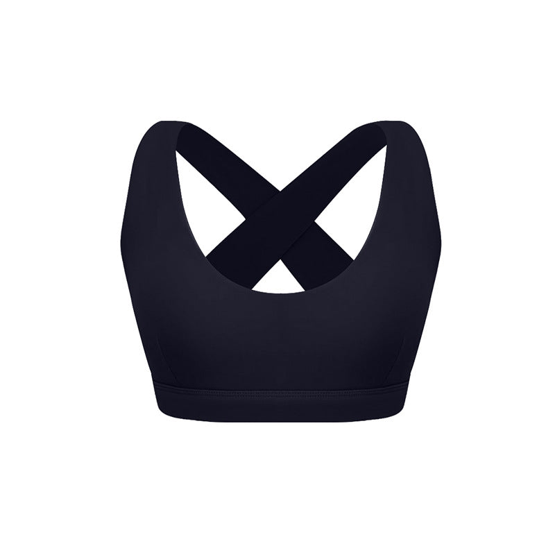 X-type Hollow-out Beauty Back High Elastic Sports Bra