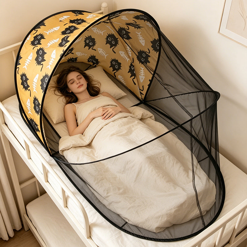 Full-Coverage Installation-Free Mosquito Net For Dorm Rooms Student Rooms Home Bedrooms And Camping
