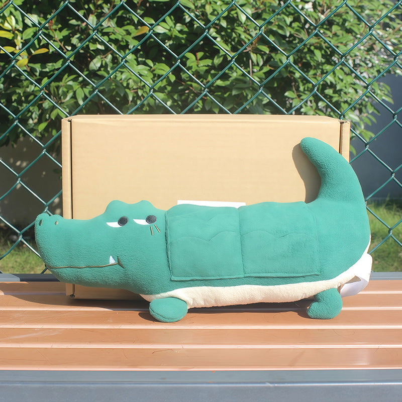 Plush Comforting Pet Toy With Food Storage And Dispensing Function