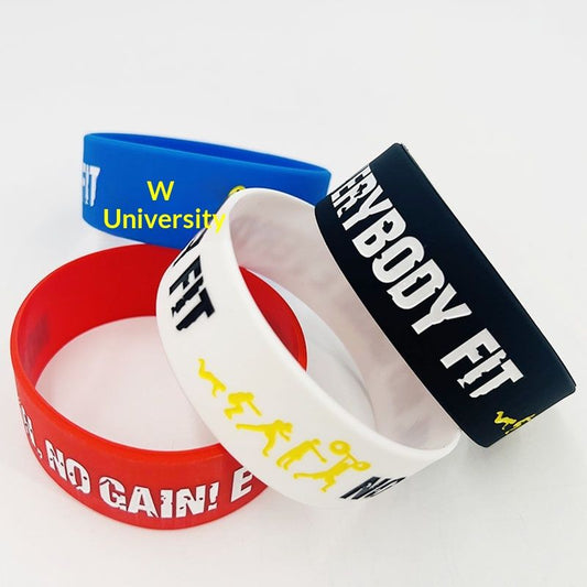Fitness Motivation Rubber Sports Wristband