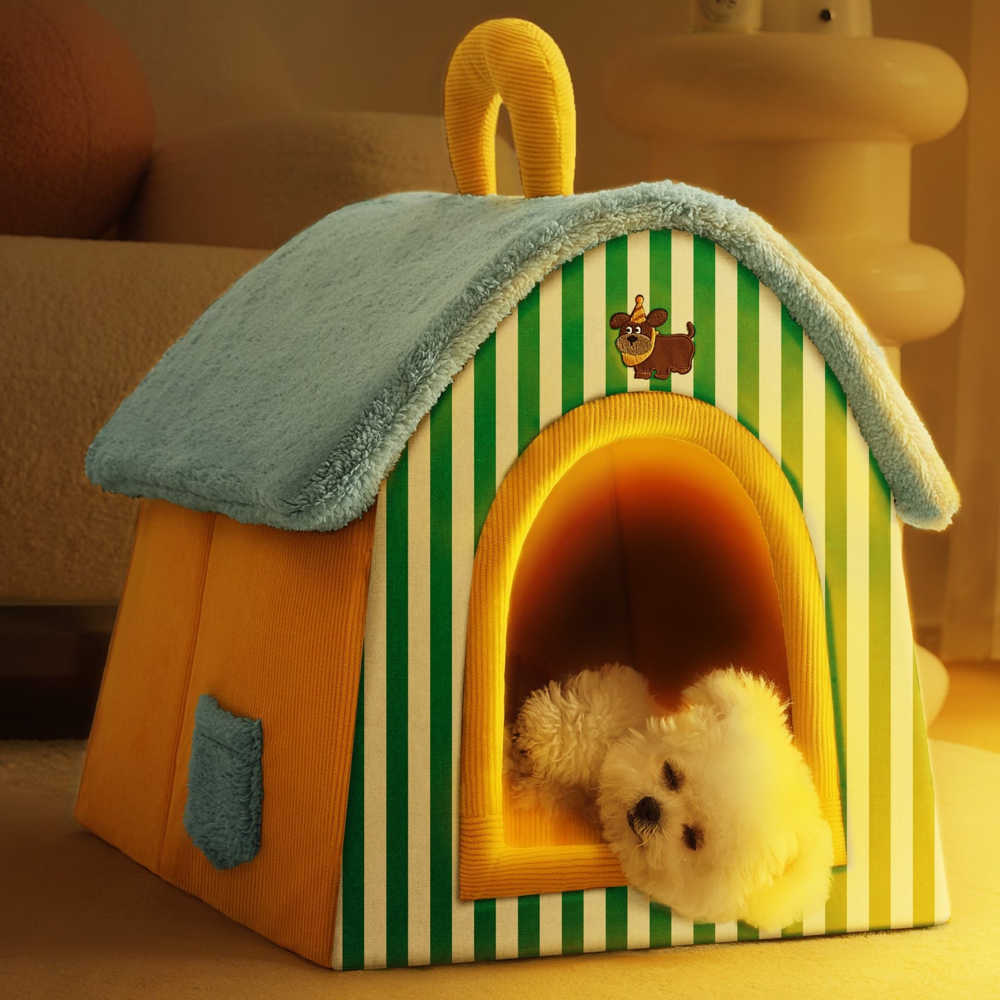 Pet Warm Sleeping Kennel All-Season Pet Bed
