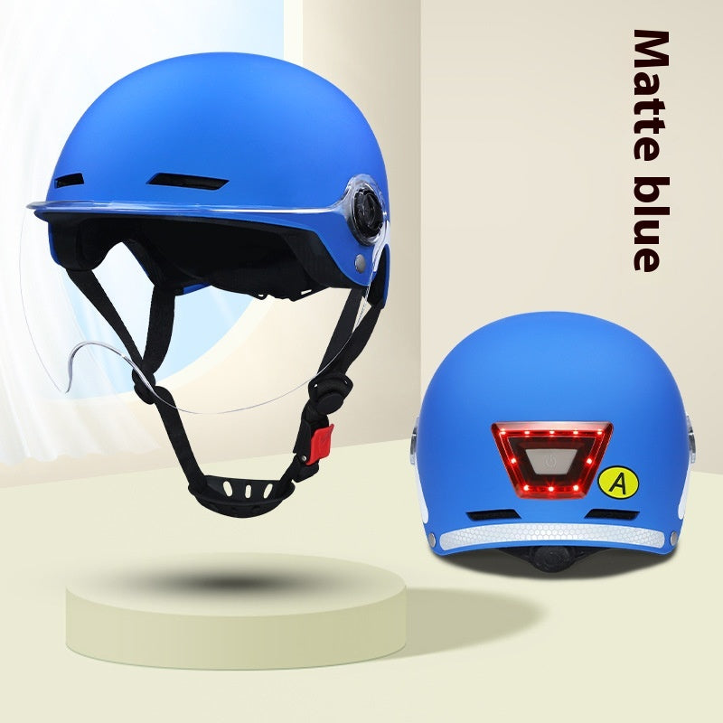 Voice Smart Bluetooth Accessible Phone Warning Light Helmet