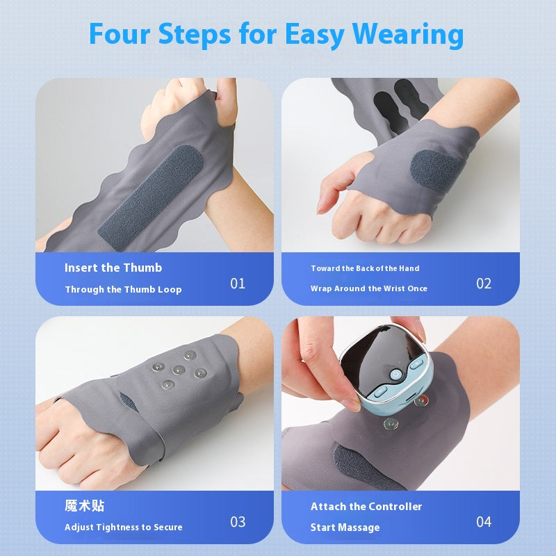 EMS Smart Adjustable Hand Wristband Massage Instrument