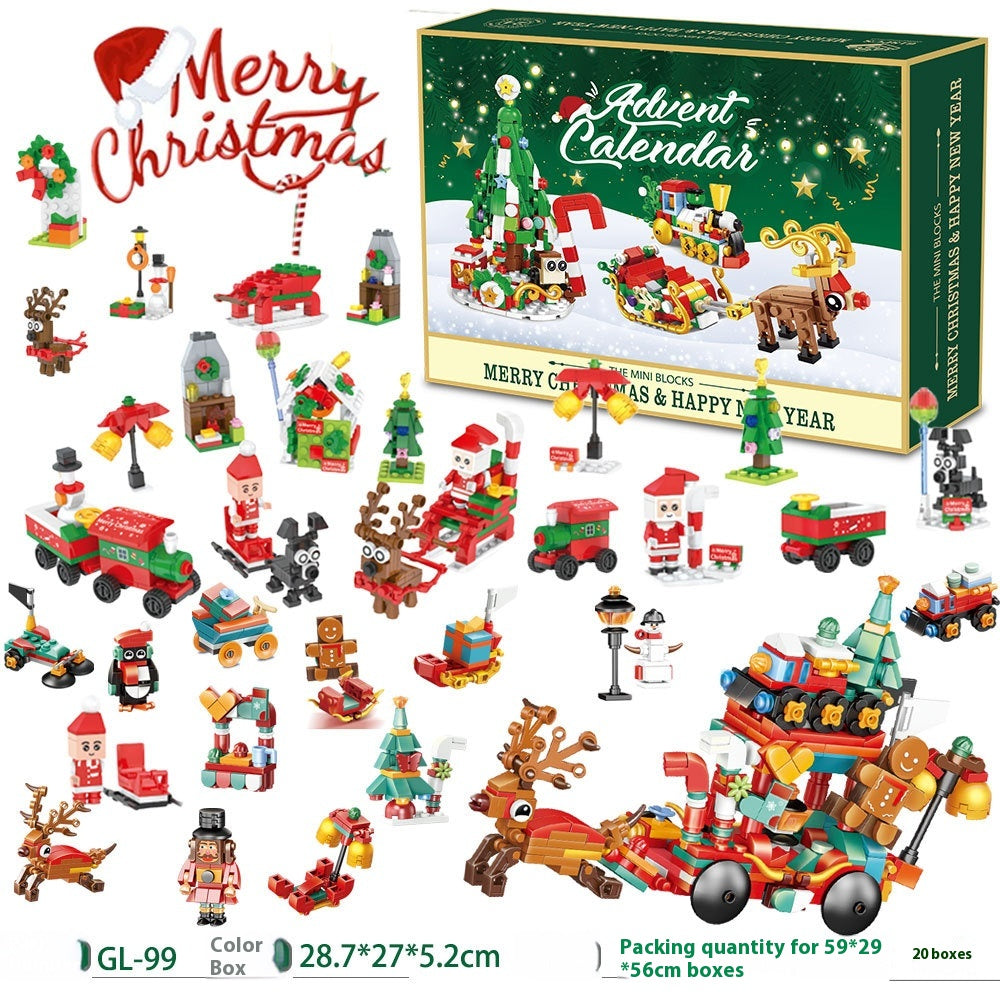 Christmas Tree Building Blocks Christmas Blind Box Christmas Gifts