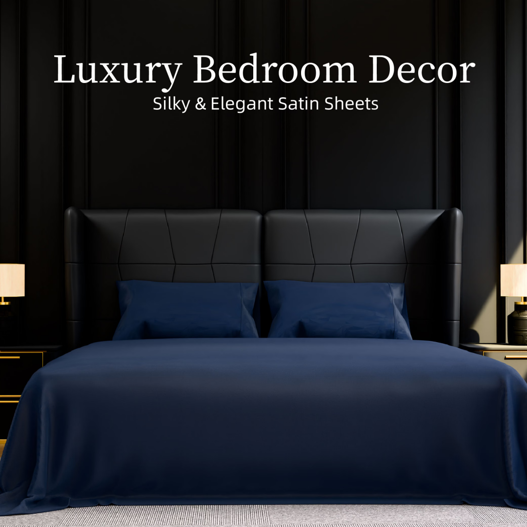 Bedding Full Bed Sheets Set  4 Piece Bedding - Brushed Microfiber  Shrinkage And Fade Resistant - Easy Care Full, Navy Blue