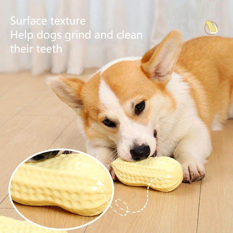 Rubber Vinyl Dog Toys For Small Dogs Elasticity Chew Boredom Relief Toys Teeth Cleaning Sound Toys Pet Stuff Accessories