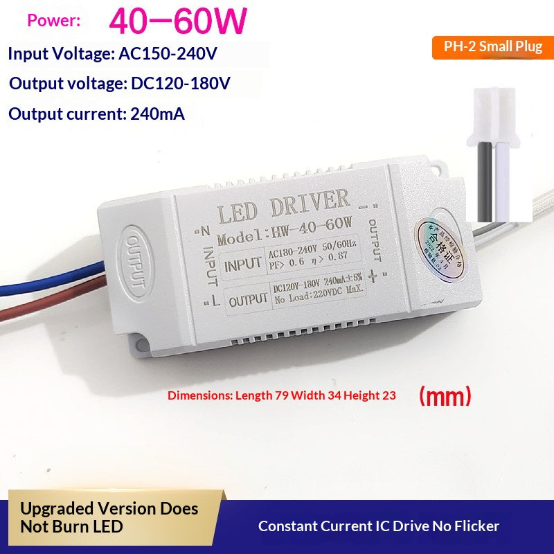 LED Segmented Tri-color Dimmable Crystal Lamp, Constant Current Transformer Lamp Accessories, Rectifier.