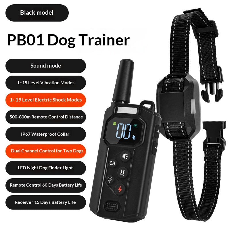 Smart Remote Dog Training Device Anti-Barking Shock Collar