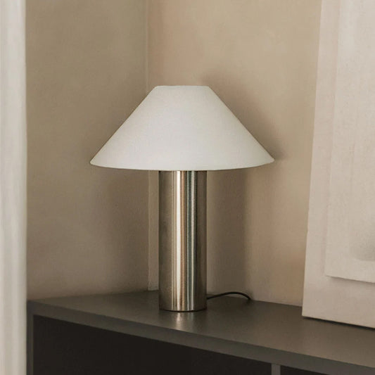 Conical Shaped Table Lamp For Living Room Mid Century Style Hotel Decor