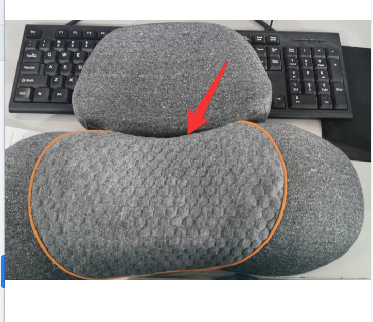 Vibrating, Heated, And Traction Neck Massage Pillow